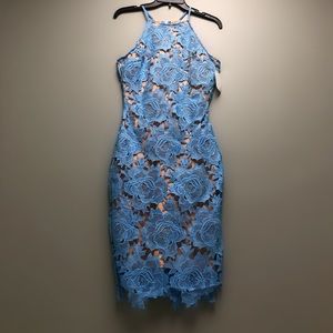 Gorgeous blue midi dress